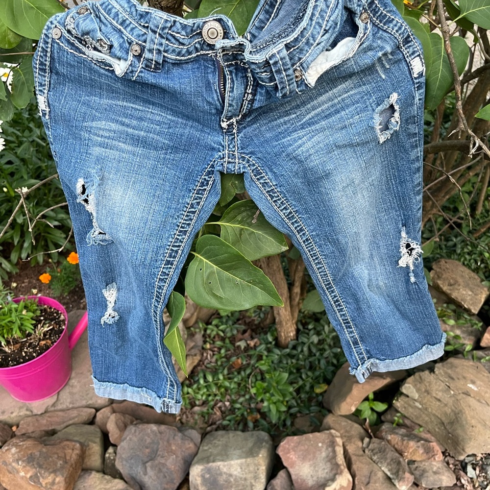 Hydraulic jean Capri’s